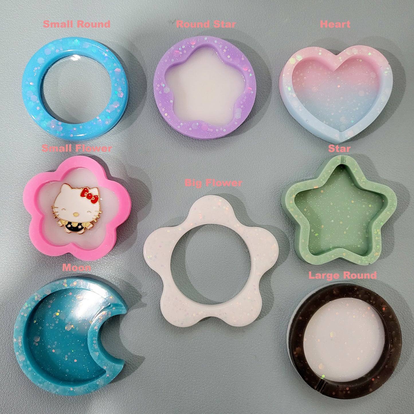 SF Kawaii Custom Resin Water Shaker POPSOCKET GRIP FINISH ONLY