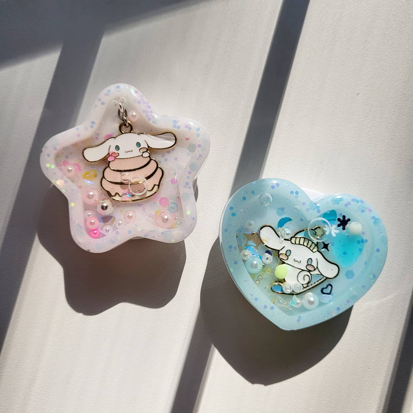 SF Kawaii Custom Resin Water Shaker KEYCHAIN FINISH ONLY