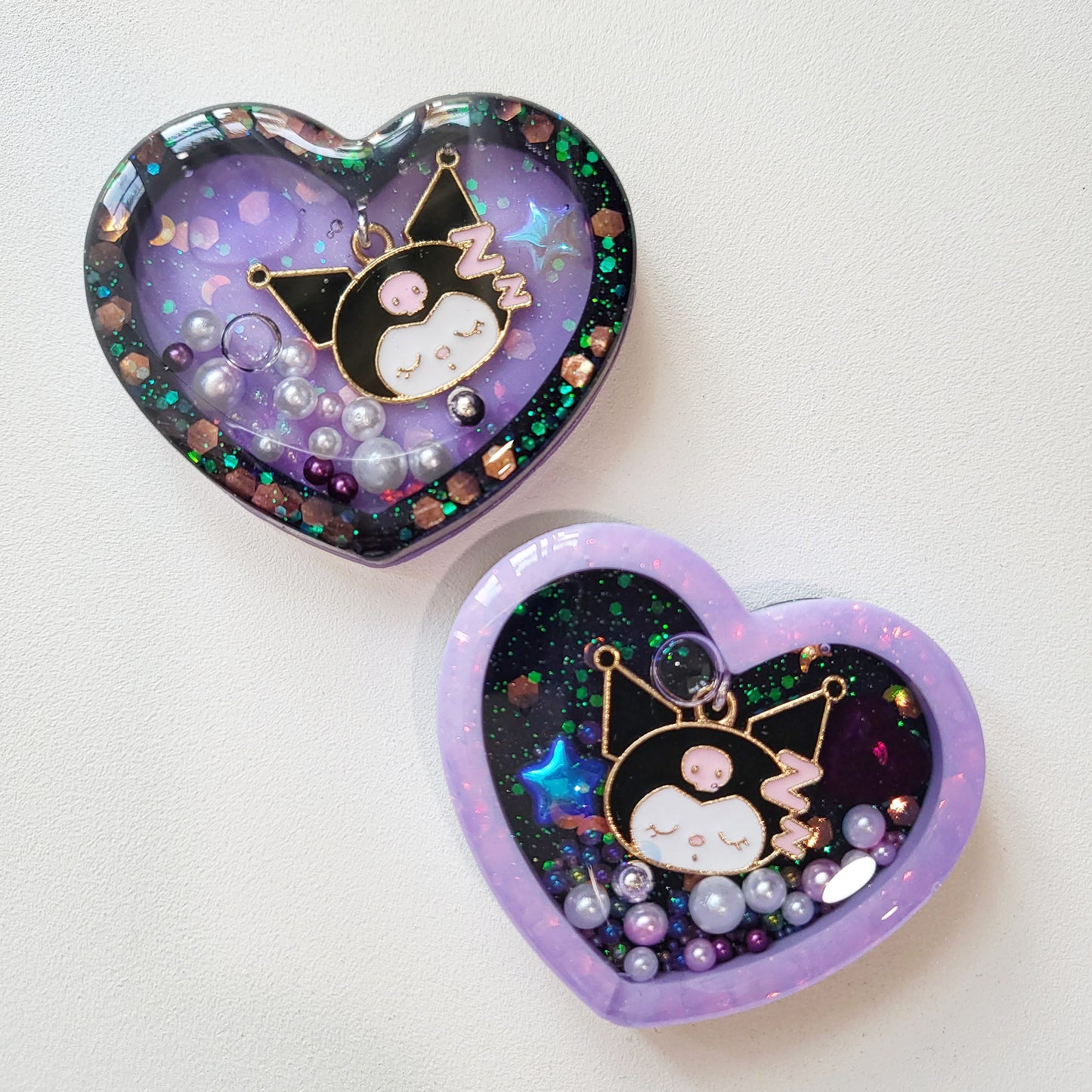 SF Kawaii Custom Resin Water Shaker BADGE REEL FINISH ONLY