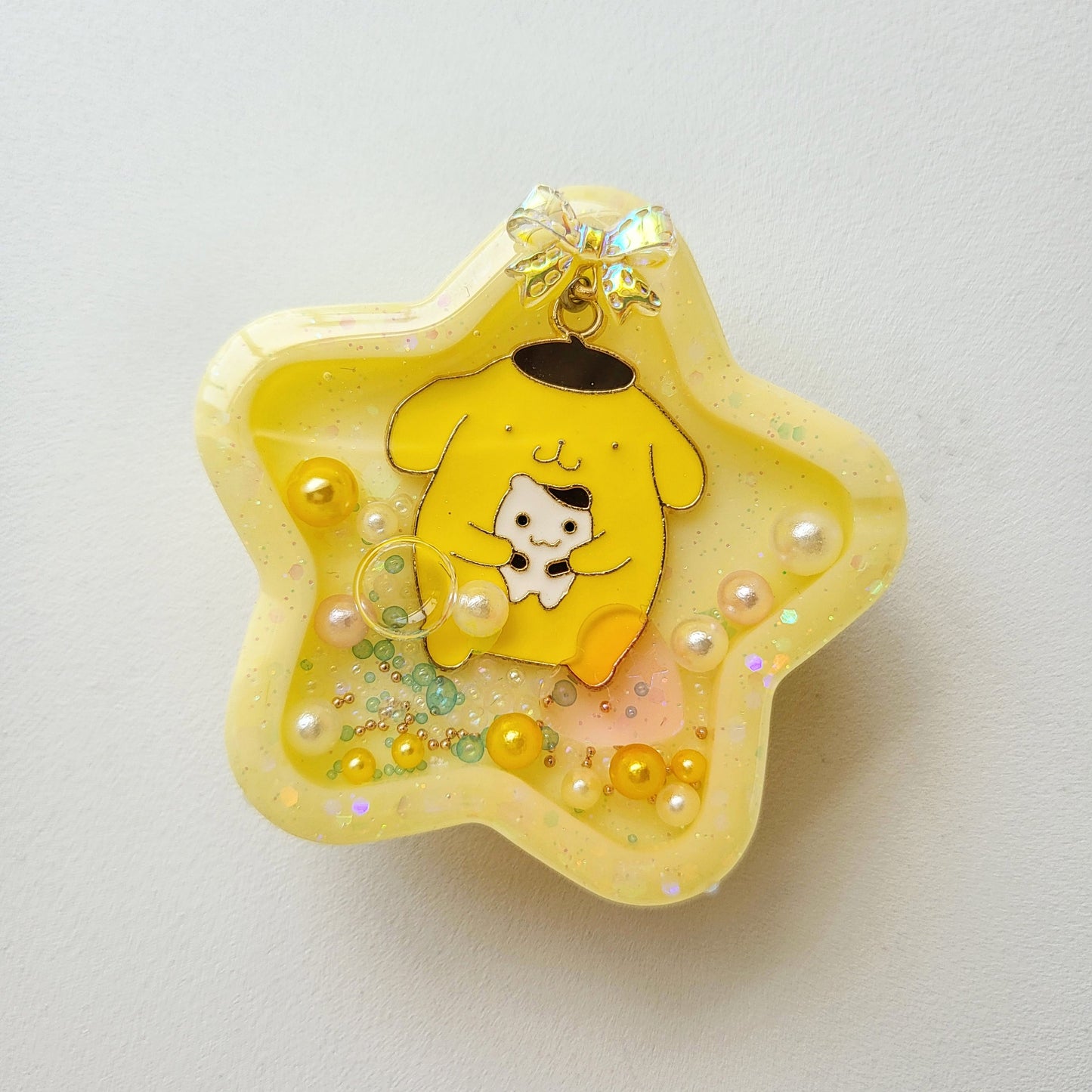 SF Kawaii Custom Resin Water Shaker KEYCHAIN FINISH ONLY
