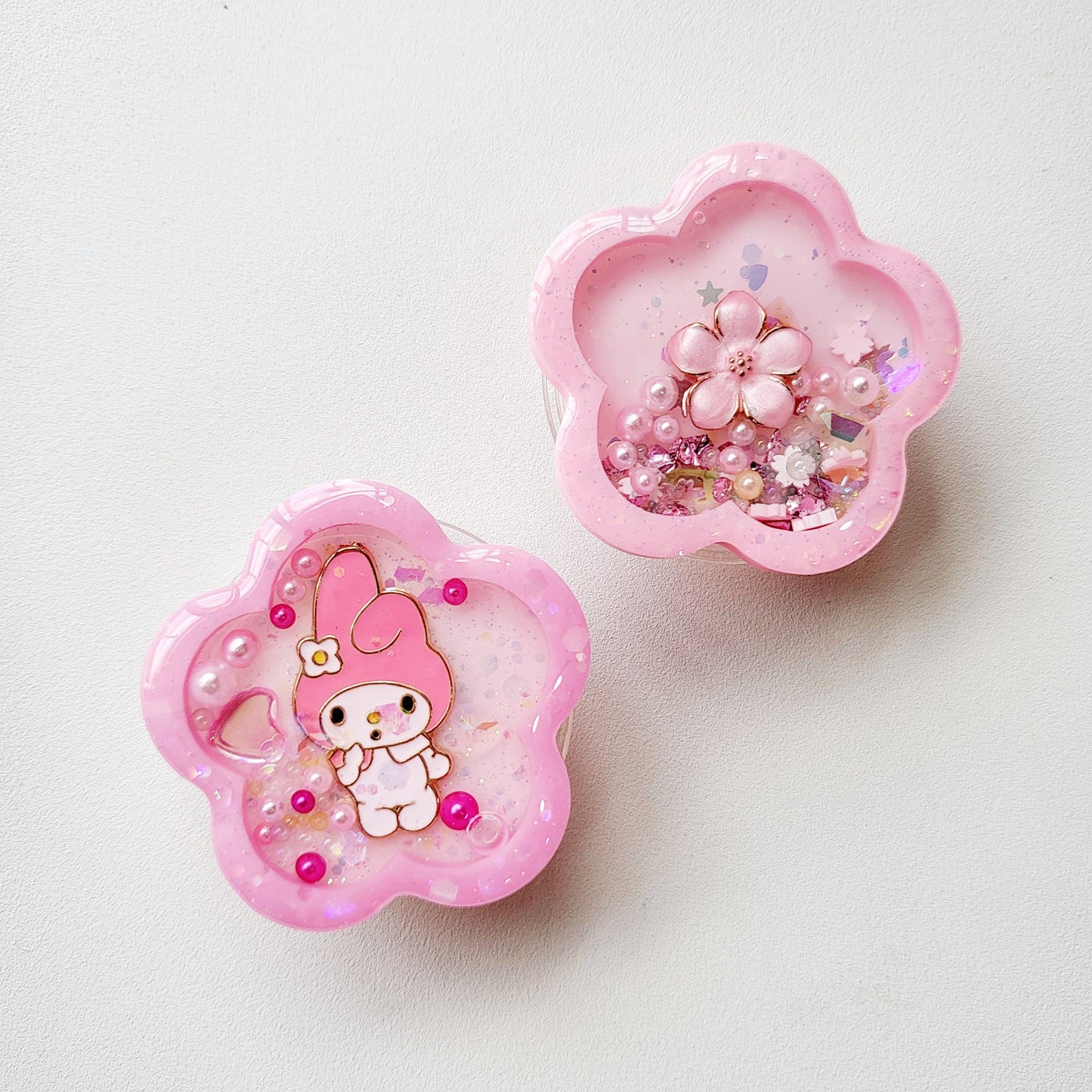 SF Kawaii Custom Resin Water Shaker PHONE GRIP FINISH ONLY