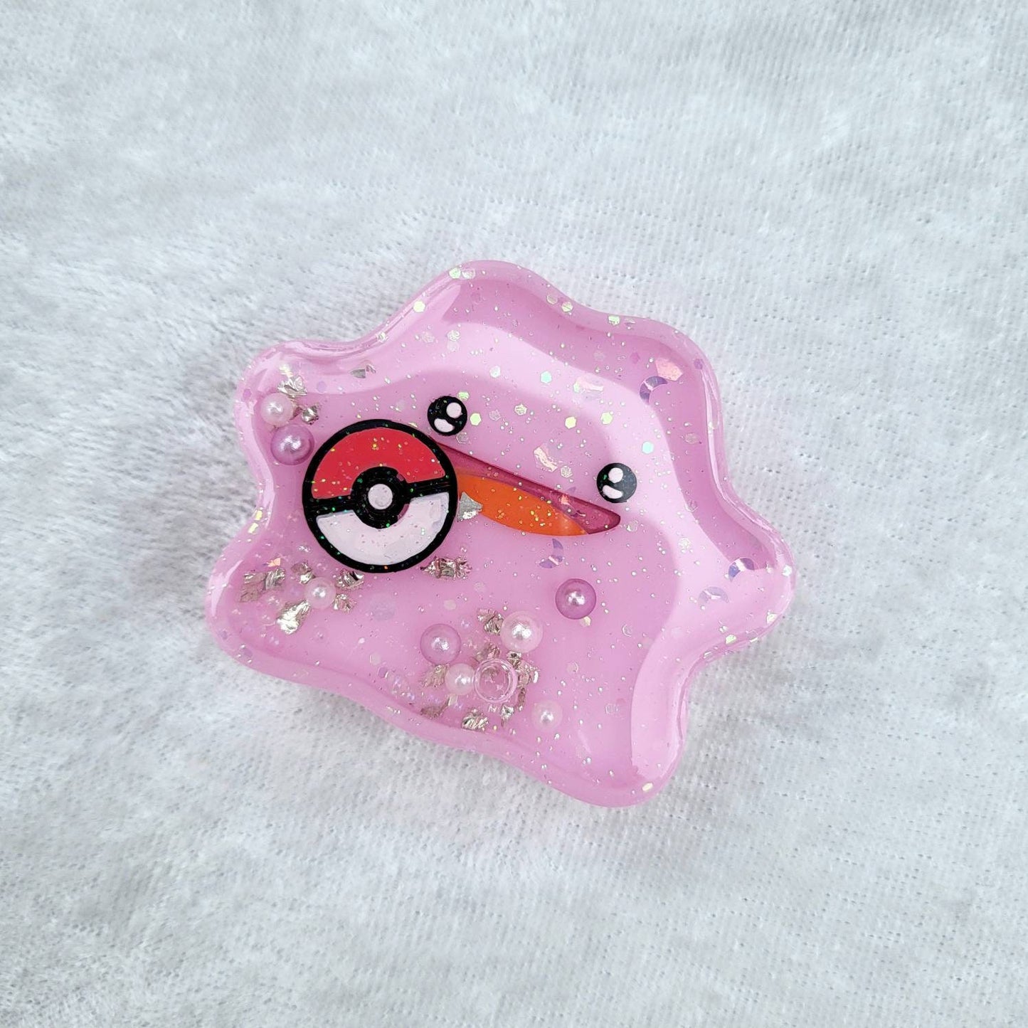 PM Kawaii Handmade Custom Charm Resin Shaker Phone Grip Keychain